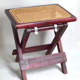 Tabouret Pliable en cannage