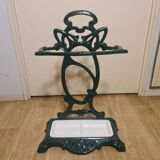Umbrella door cast iron Art Nouveau early twentieth century