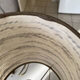 Turned wood lamp from the 1970s