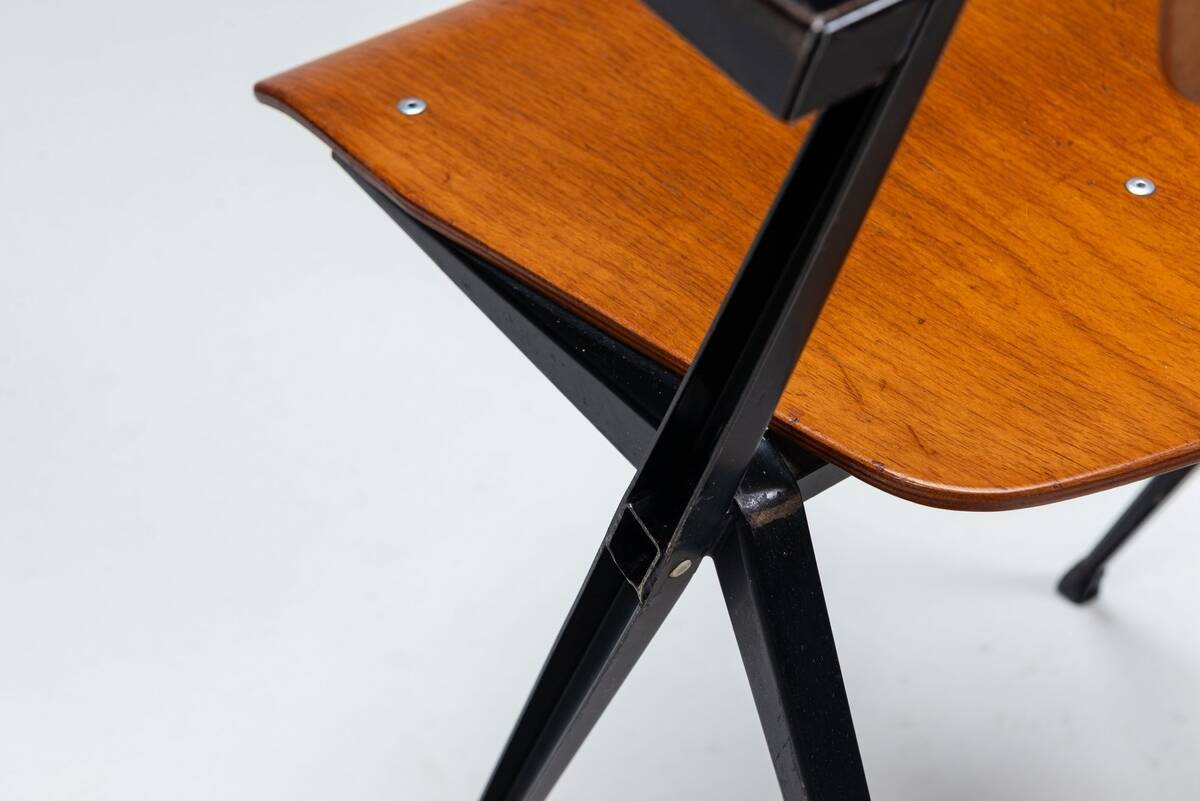 Wim Rietveld Pyramid dining chairs Ahrend de Cirkel The Netherlands 1960