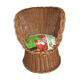 Fauteuil en osier tressé années 50/60
