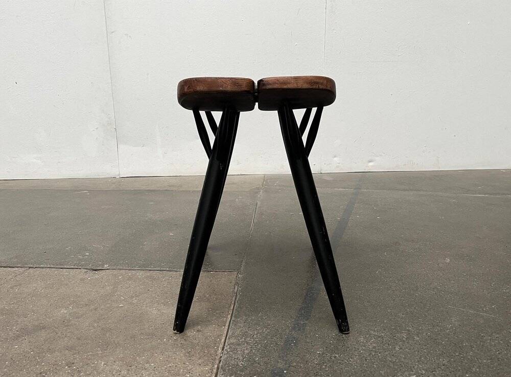Pirkka stool mid-century by Ilmari Tapiovaara for Laukaan Puu