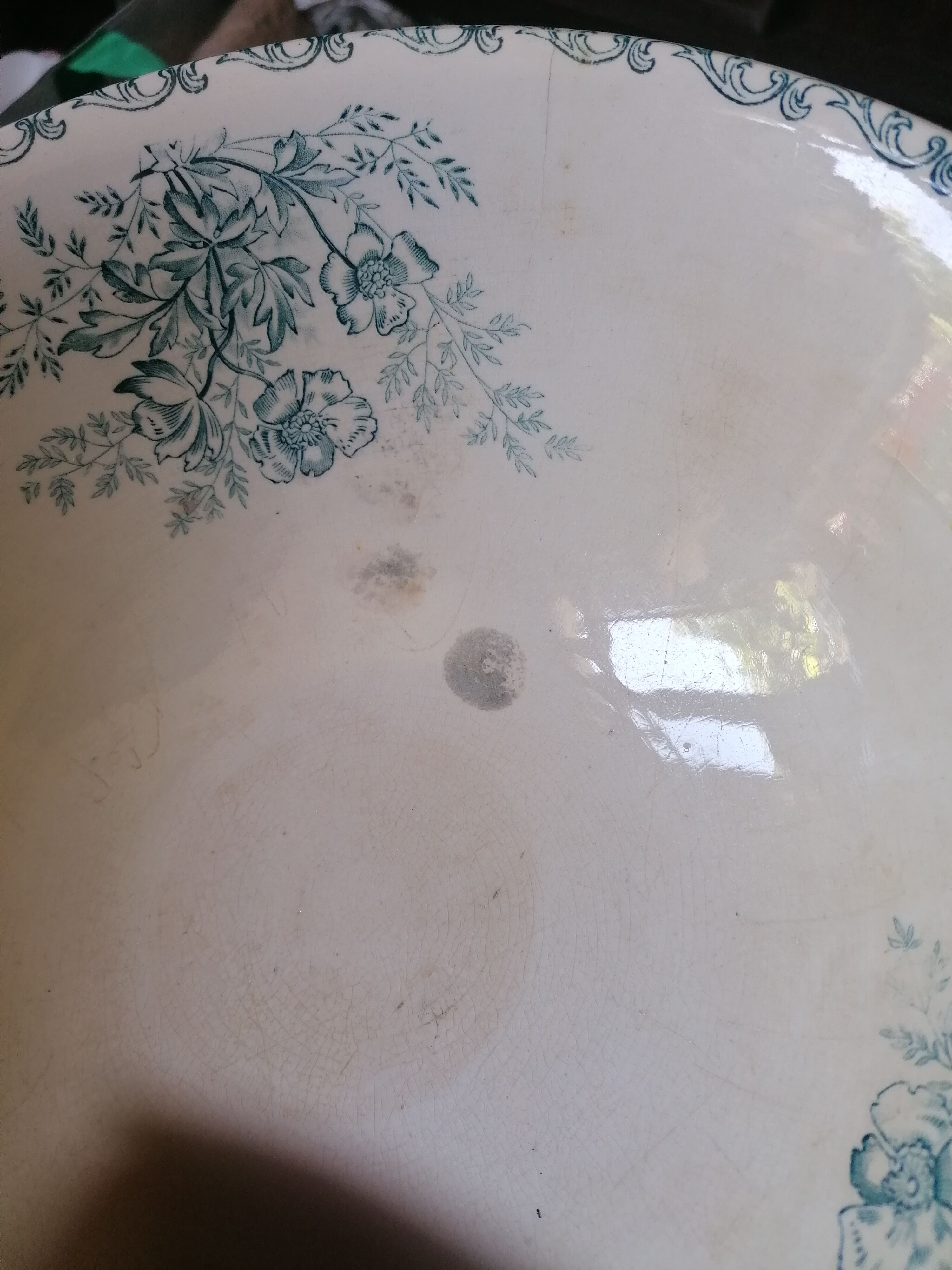 Bowl sarreguemines iron land