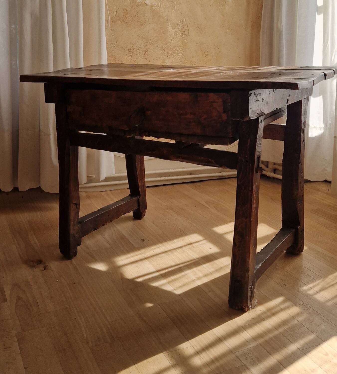 Rustic wooden desk