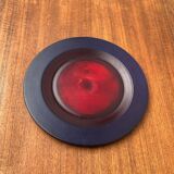 Assiette déco en bouleau finition vintage de Tailio Design, Finlande, années 1970