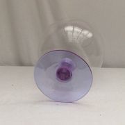 Vase transparent en forme bocal dimension : hauteur -31cm- diamètre max-20cm-
