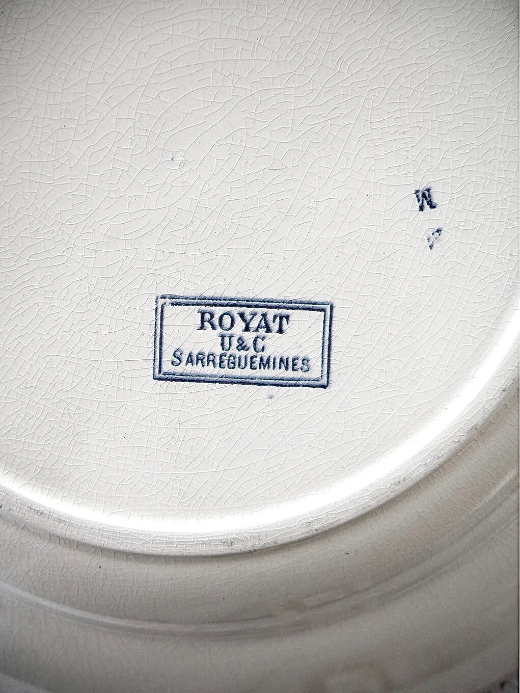 Royal Sarreguemines service dish