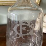 Antique carafe engraved FG