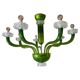 Green Murano Glass Chandelier with Trasparent Rostrato Boubeches from Simoe