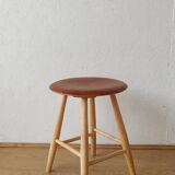 Wooden stool from Sweden, 1960s.