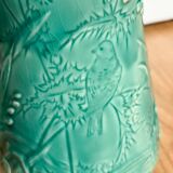 Decorative water decanter in painted ceramic