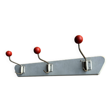 Antique wall coat rack