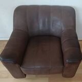 Fauteuil club suisse de Sede Designer Cuir Modèle DS44 1970’s