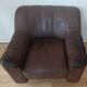 Swiss club chair by Sede Designer Leather Model DS44 from the 1970s.