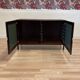 Commode palissandre et métal design 1950