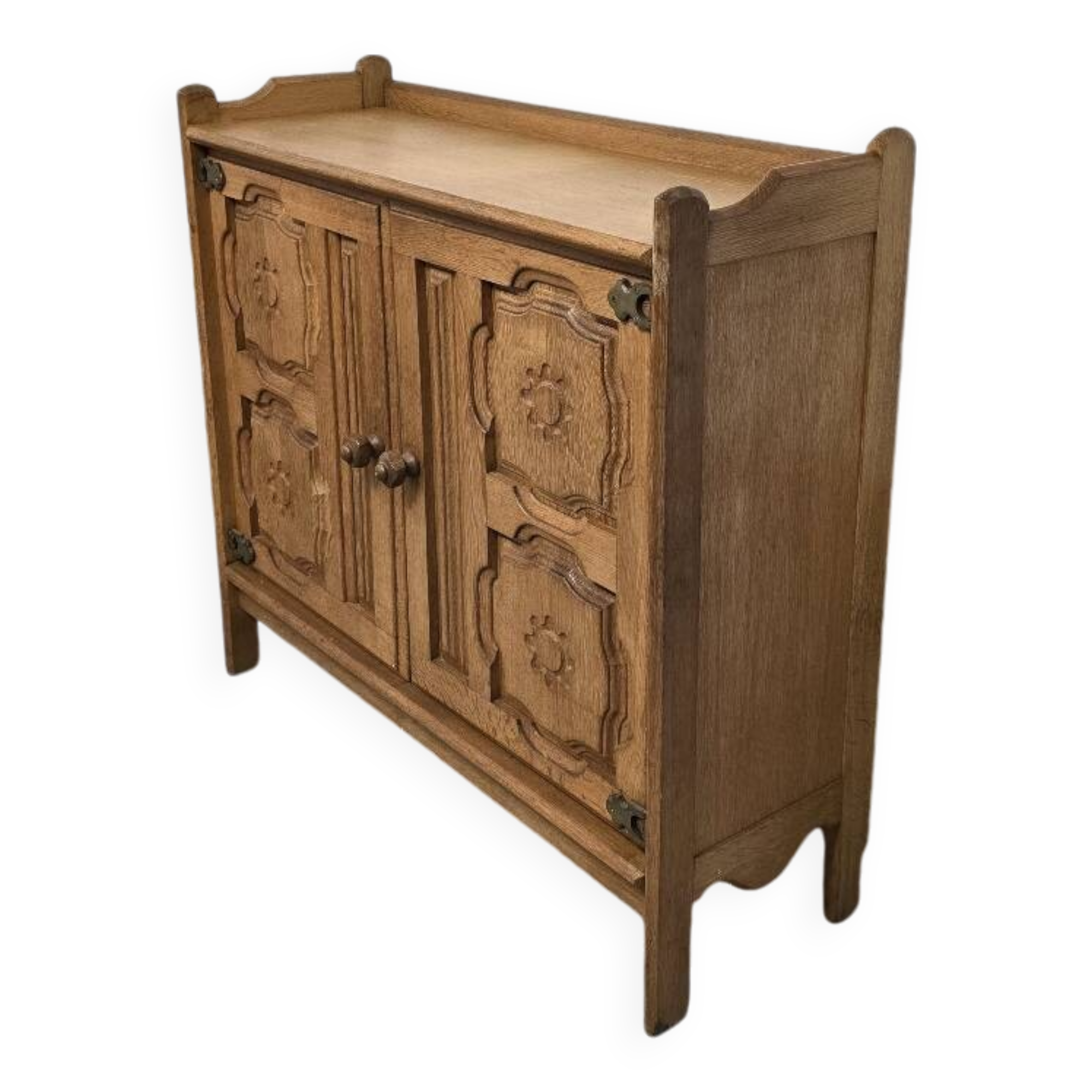 Buffet en chêne 1970 Guillerme et Chambron pour Votre Maison édition Circa