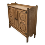 Oak sideboard 1970 Guillerme and Chambron for Your Home Circa edition