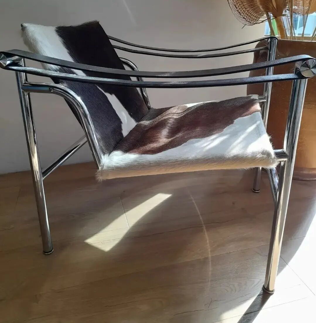 Armchair Le Corbusier Lc1 original pony skin