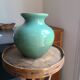 Light green ceramic vase