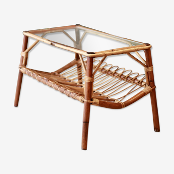 Rattan coffee table