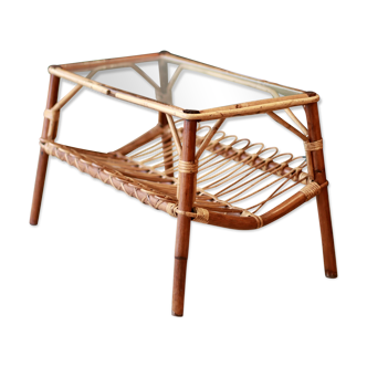 Rattan coffee table