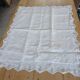 Antique flat sheet and 2 pillowcases set
