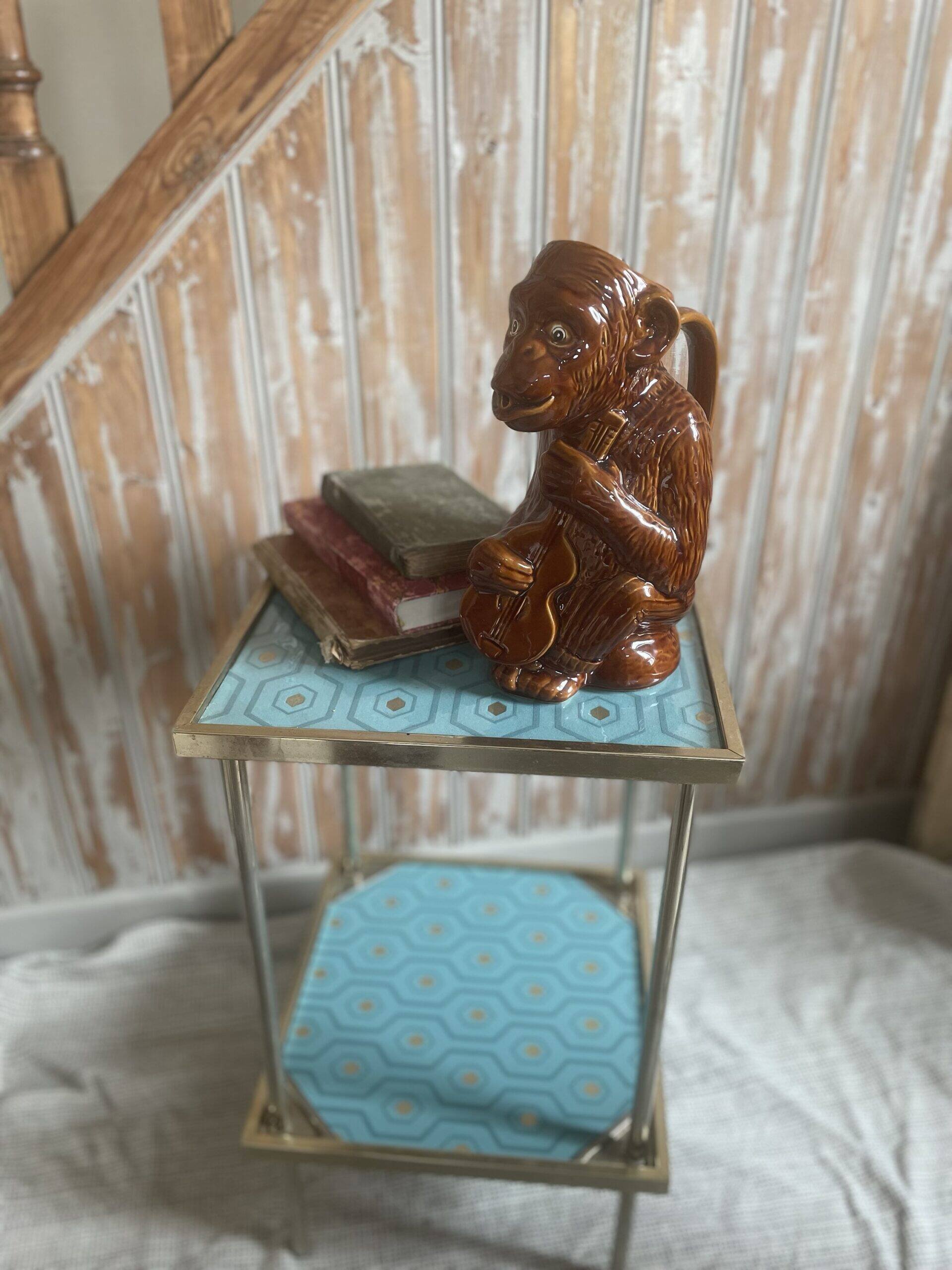 Golden Art Deco side table