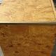 Buffet low elm magnifying glass circa 70
