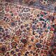 Handmade antique Persian Kerman rug 128cm x 210cm 1920s