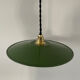 Old enameled metal lampshade