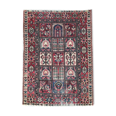 Carpet vintage Persian Bakhtiar made hand 144 x 198 cm