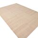 7x10 Light Pink Handmade Wool Jute Kilim Rug, 224x325Cm