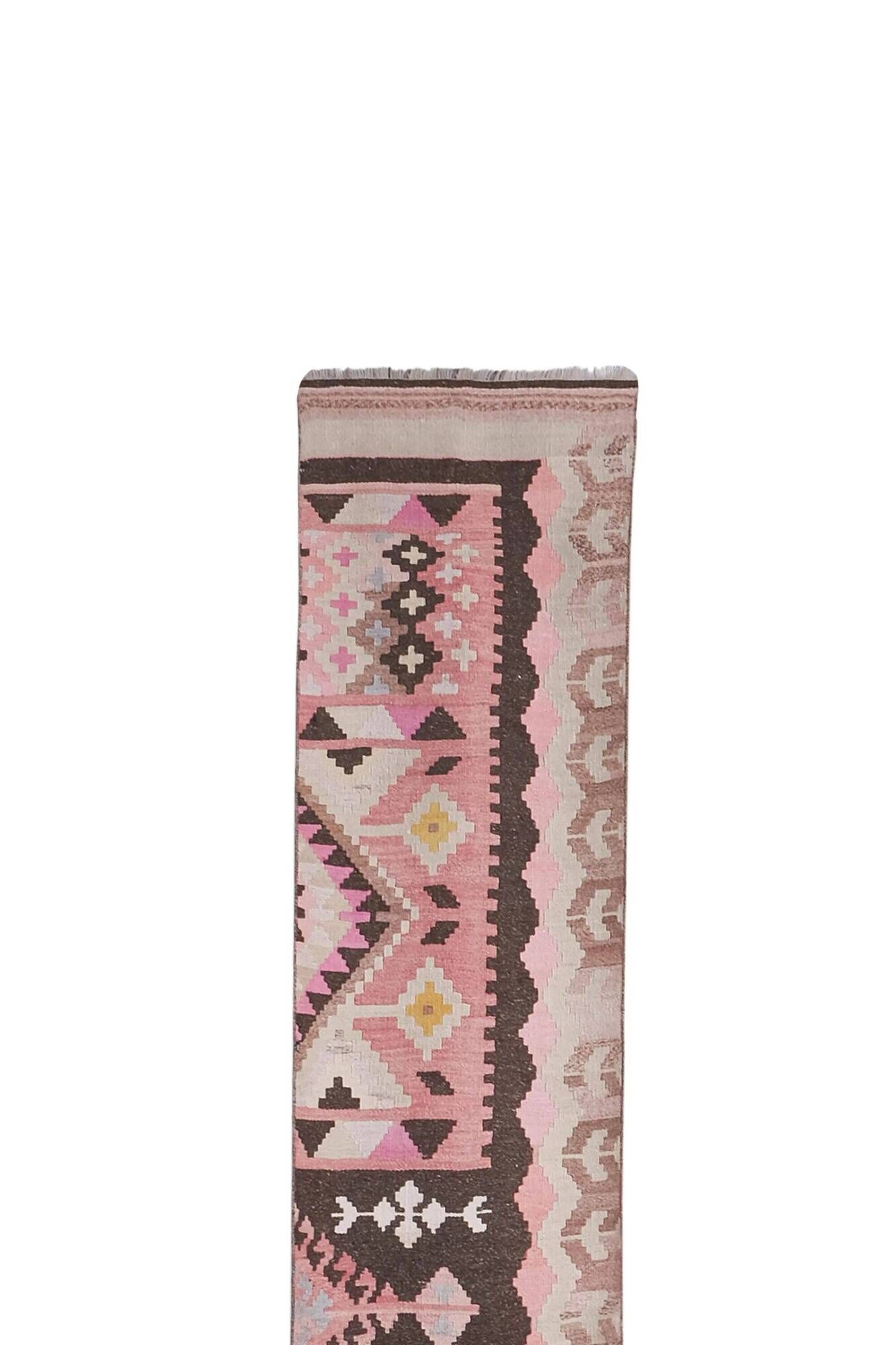 Vintage Turkish hallway rug 70x600 cm
