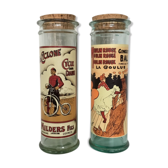 2 former major advertising jars