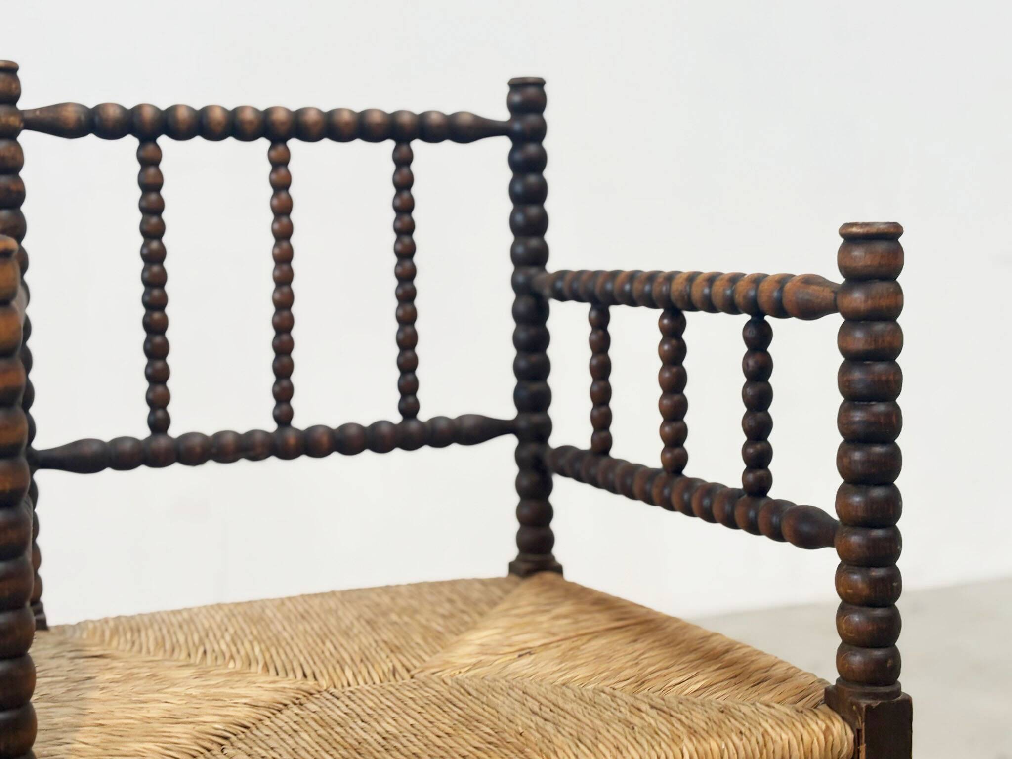 1930s Bobbin easy chair - High back