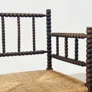 1930s Bobbin easy chair - High back