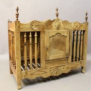 19th Century Light Walnut Panetière