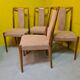 4 Vintage Teak Dining Chairs, 1950-60s