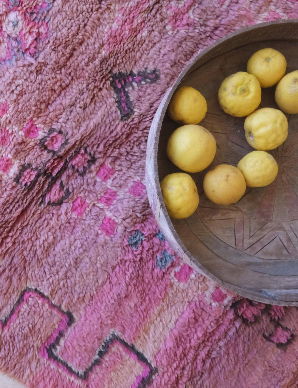 Boujad Vintage Pink Rug - 296 x 213 cm