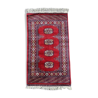 Handmade wool carpet Bukhara Pakistan 118x 61 cm