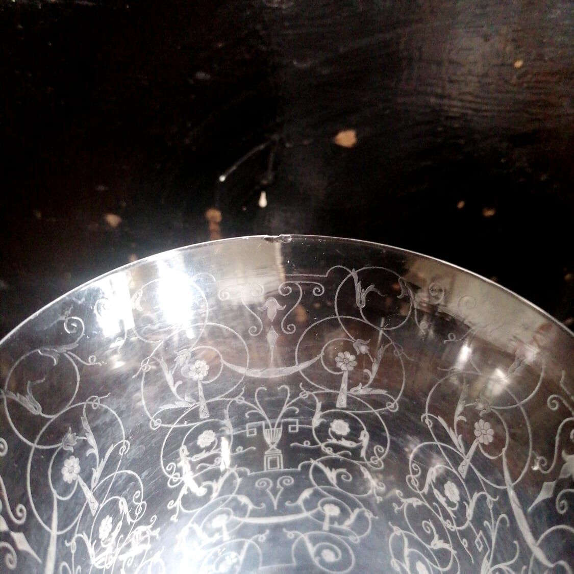 Baccarat vase Michelangelo art deco