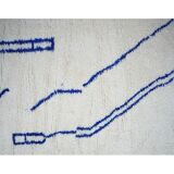Colorful berber carpet handmade 290 x 200cm