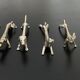 6 various animal knife holders