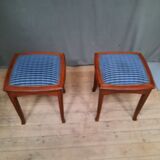 Pair of art nouveau stools