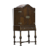 Oak cocktail cabinet early 1900