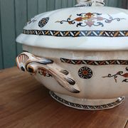 Large antique soup tureen Gien