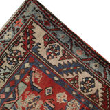 Indian runner rug, long handwoven  mahal carpet  95x447cm