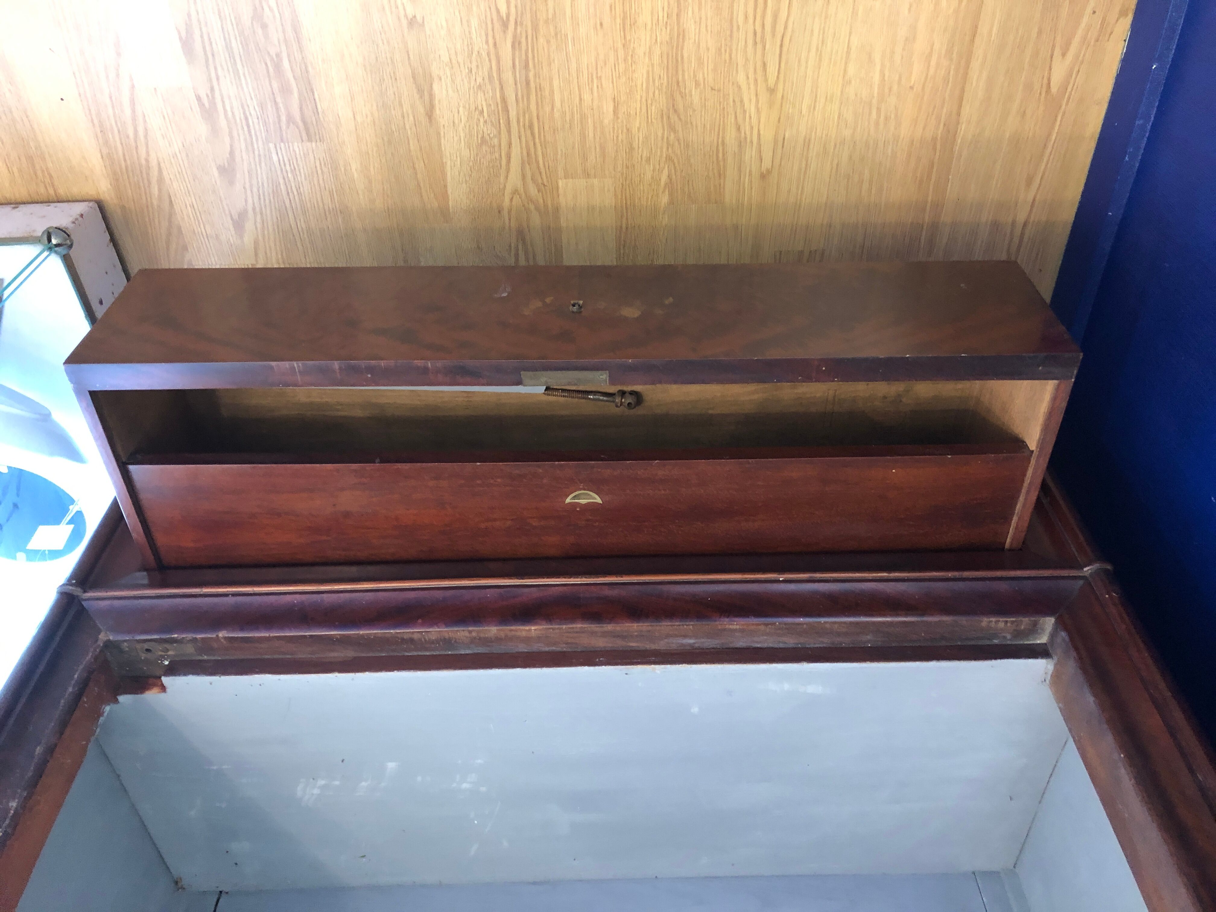 Napoleon III Library in Mahogany