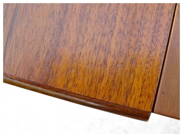 Expandable Danish teak vintage table 1960