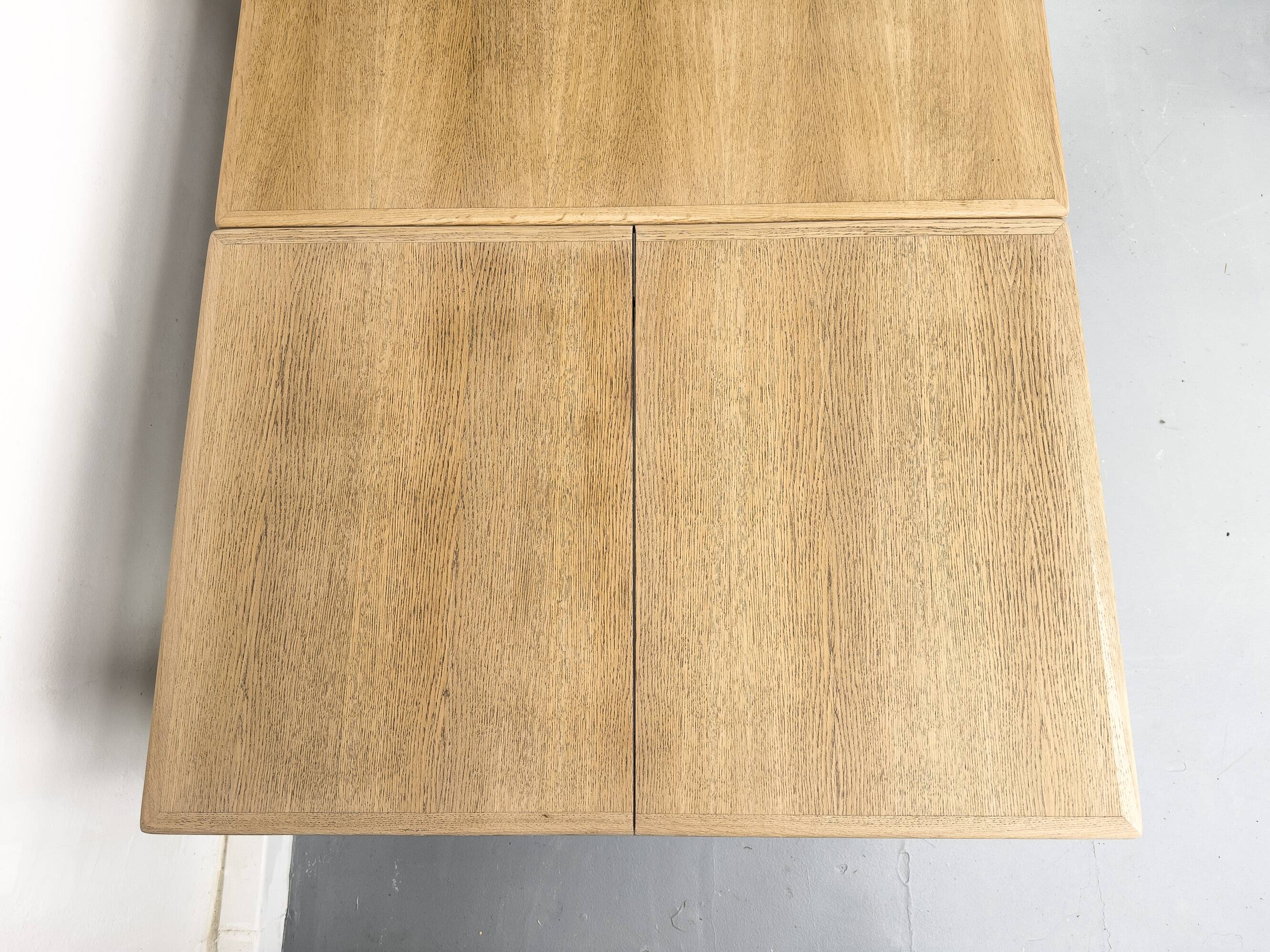 Extendable Oak Dining Table, 1970s
